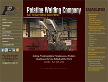 Tablet Screenshot of palatinewelding.com